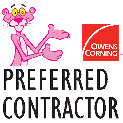 Owens Corning Preferred Contractor badge